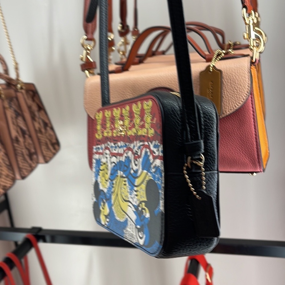 Coach Disney Mickey Mouse X Keith Haring Mini Camera Bag
Gold/Chalk Black Multi - Picture 8 of 16